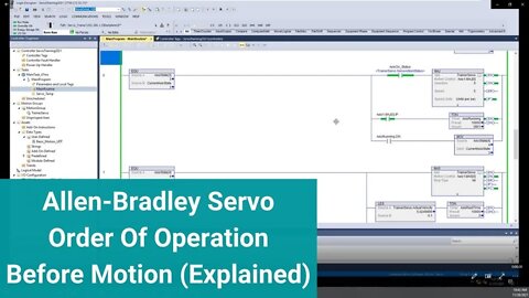 Allen-Bradley Servo Axis | Servo Command Operation for Proper Motion