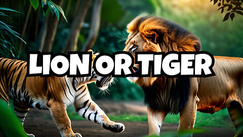 Lion VS Tiger - Who will win in fight...
