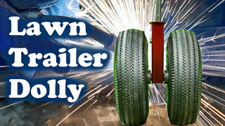 Lawn Trailer Dolly - Building a Dual Wheel Dolly for a Garden Trailer!
