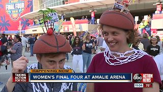 NCAA Women's Final Four brings thousands to Amalie Arena