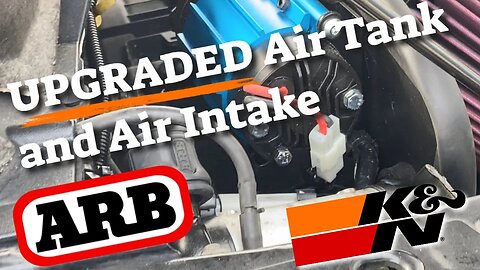 ARB Air Compressor and K&N Performance Intake Air Install
