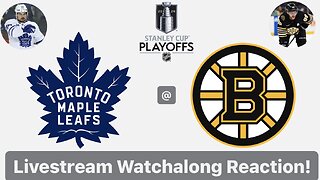 Toronto Maple Leafs @ Boston Bruins 2024 Stanley Cup Playoffs Round 1 Game 2 Live Watchalong