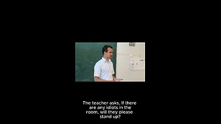 the teacher asked a question