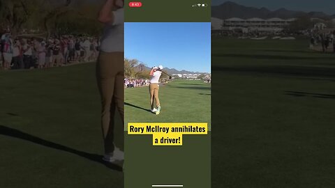 Rory McIlroy destroys a driver at the #Masters! #themasters #rorymcilroy #golf