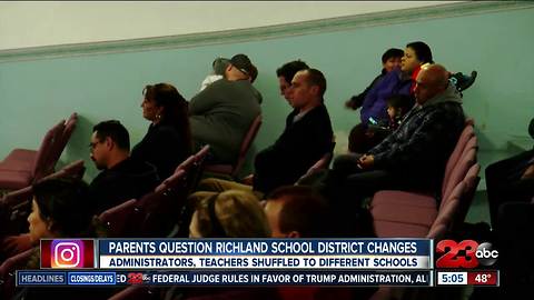 Shafter parents protest peacefully, say they've been left in the dark about changes