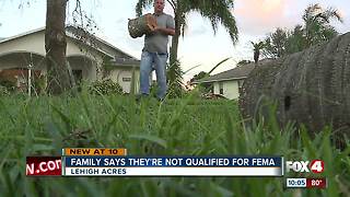 Family says they are not qualified for FEMA help