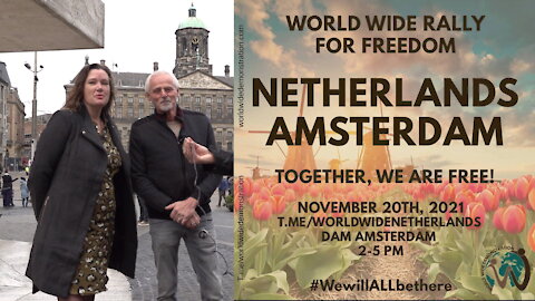 World Wide Demonstration nr.5 - 20 november, de Dam Amsterdam