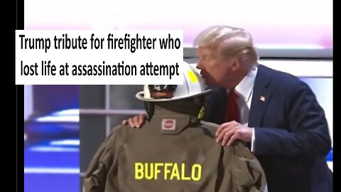 Trump RNC event pays tribute to firefighter who was killed by assassin