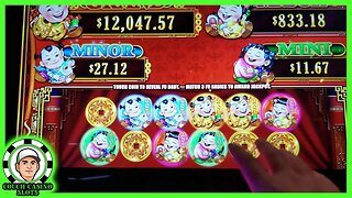 $12,000 GRAND PRIZE - 88 FORTUNES SLOT MACHINE ALMOST WON!!