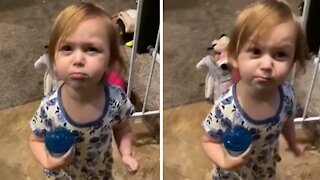 Toddler Rats Out Dad In Absolutely Hysterical Fashion