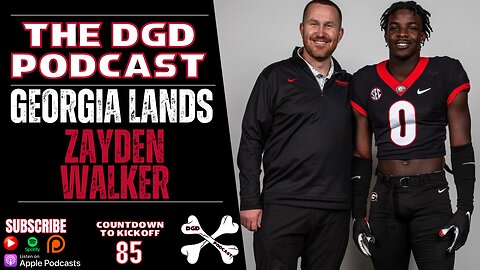 UGA Lands MASSIVE Commitment From 5 Star LB Zayden Walker | The DGD Podcast