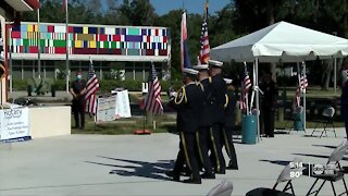 Hillsborough heroes honored by Rotary Club with American flag celebration