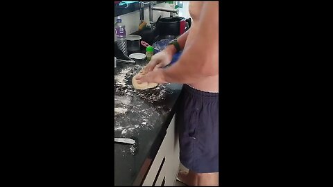 Fazendo primeiro pão caseiro