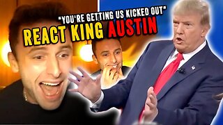 Austin Reacts so Hard to Trump HASAN is afraid they get kicked out