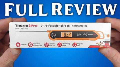 ThermoPro Digital Instant Read Meat Thermometer (UNBOXING!)
