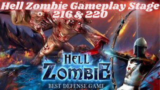 Hell Zombie Gameplay Stage 216 & 220