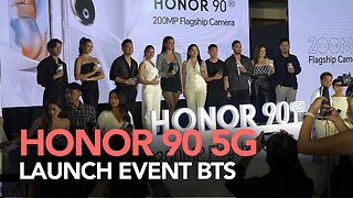 HONOR 90 5G Launch Event Behind the Scenes