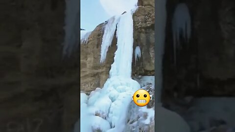 QUETTA WATER FALL SNOW #viral #shorts #snow #winter January 14, 2023