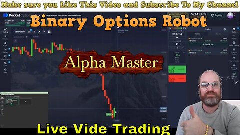 Trading Live With Alpha Master a Binary Options Robot