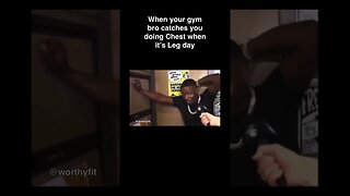 Chest Or Leg Day? #fitnessshorts #meme #bodybuilding #nardwuar