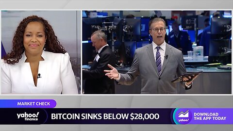 Bitcoin sinks below $28K as crypto-tied stocks fall into the red