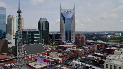 Downtown Nashville,Tn Drone footage