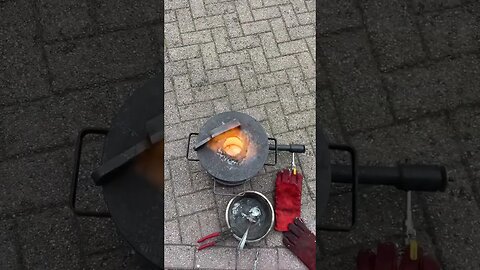 🔥👌🔥#melting #aluminum #devilforge #metalcasting