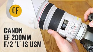 Canon EF 200mm f/2 L IS USM lens review with samples