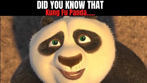 Did You Know That Kung Fu Panda.... #short #shorts