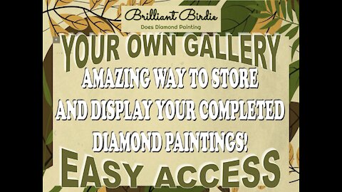 Set Up Your Own Diamond Painting Art Gallery! Storage Made Simple and Easily Accessible at Anytime!