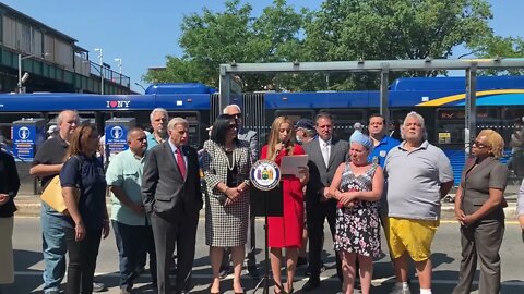 Anti-Hate Press conference on Jamaica Ave and Woodhaven Hosted by Jenifer Rajkumar 7/19/2022