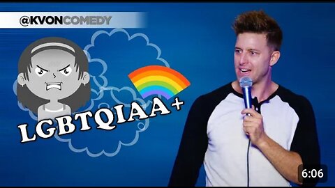 LGBTQiAA + Lady gets mad at Comedian