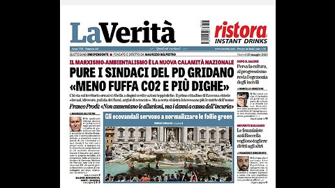 FUORI DAL CORO: FALSA EMERGENZA CLIMATICA - I disastri dell'umanità vengono pianificati dal CLUB BILDERBERG (che poi sono sempre gli stessi del WEF di DAVOS)