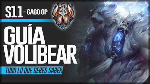 GUÍA VOLIBEAR S11 JUNGLA y TOP | COMO JUGAR CON VOLIBEAR COMBOS | HABILIDADES, RUNAS, OBJETOS 11.10