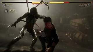 Mortal Kombat 11: D'Vorah (Survivalist) vs Johnny Cage (Star Power) - No Commentary 4K