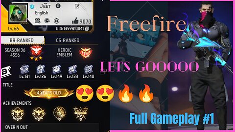 Freefire BattleRoyal full epic gameplay