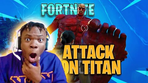 Attack on Titan in Fortnite! | Reaction