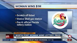 North Port woman claims $1 million prize in scratch-off game