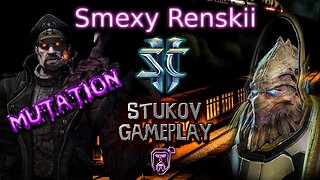 Starcraft 2 Co-op Commanders Mutation - Brutal Difficulty - Stukov Gameplay - Smexy Renskii