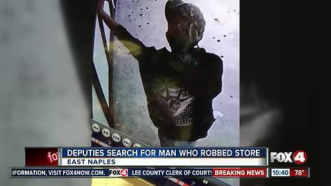 Robber Targets East Naples Convenience Store