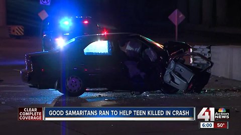 Good Samaritans tried to help in Overland Park crash
