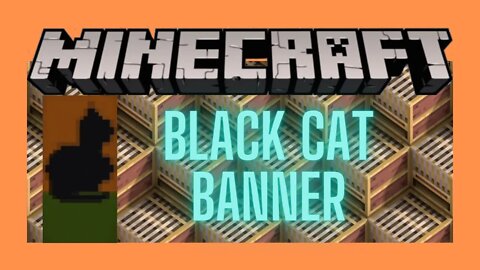 Minecraft: How To Make A Black Cat Banner
