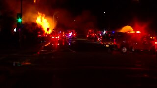 Phoenix gas line fire near 7th Street and University