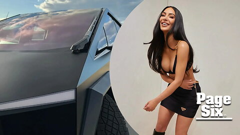 Kim Kardashian flaunts $96K Tesla Cybertruck