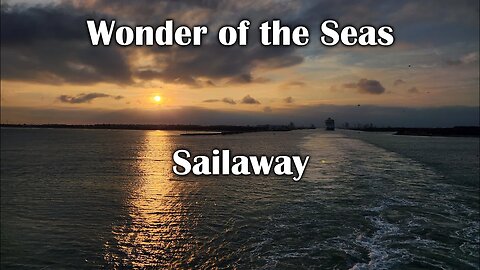 World's Biggest Cruise Ship Sailaway Timelapse!