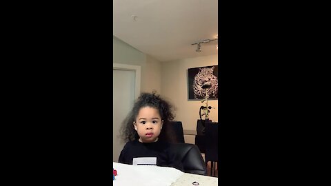 Patient Little Girl Adorably Passes The Fruit Snack Challenge