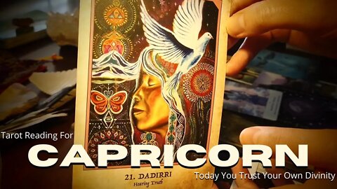 Tarot Reading for Capricorn, Today You Trust in Your Own Divinity...You Are A WARRIOR SPIRIT Now! 🔥