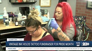 Vintage Ink holds tattoo fundraiser for pride month