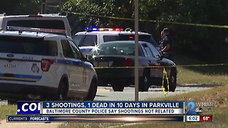 Three shootings, one dead in Parkville in just 10 days