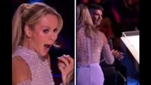 'Oh my god!' Amanda Holden screams and jumps out of seat during creepy BGT witch act